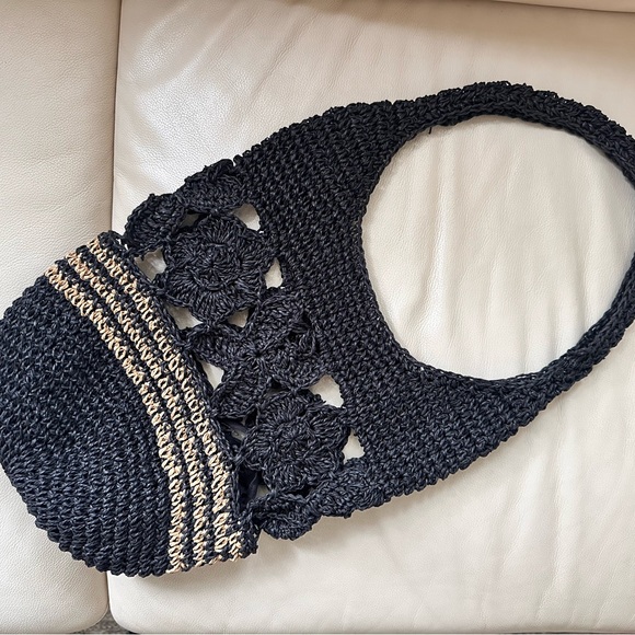 Straw woven bag by Zara ✨ - Picture 6 of 9